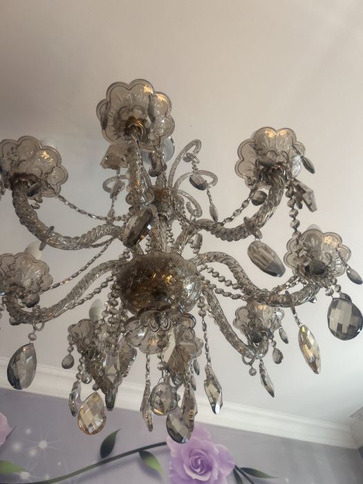 Люстра хрусталь 2 шт самовывоз с Каменки