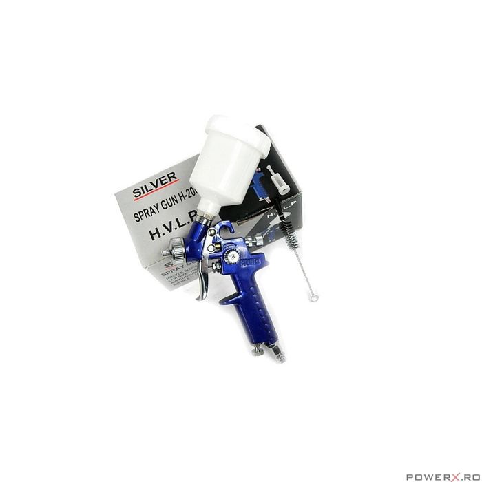 Pistol vopsit, 150 ml, duza 0.8 mm, Silver