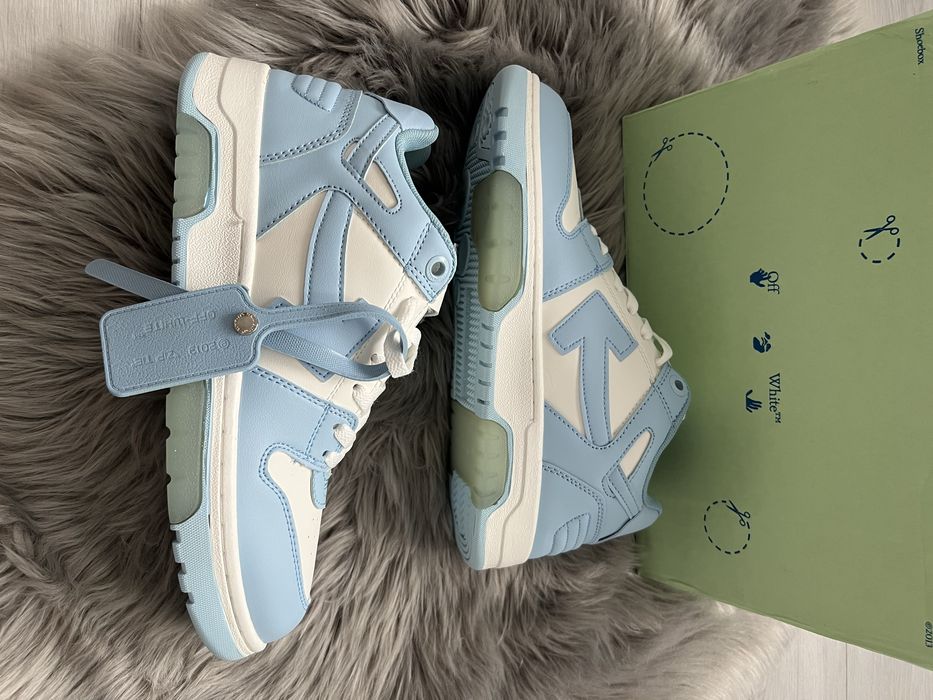 Off White Out Of Office OOO BabyBlue