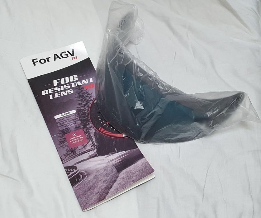 Vizieră Dark Smoke AGV + Pinlock AGV