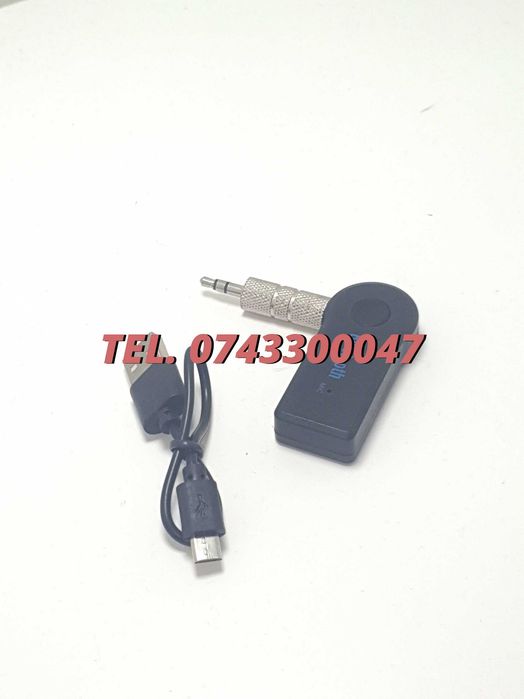 Adaptor Conectare Auxiliar Bluetooth Auto Potrivit Pentru Muzica Cu Mufa Jack / Cordon Pentru Conectare Si Redare Audio Pe Echipamente Compatibile