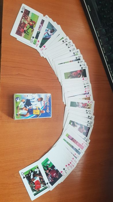 Colectie 52 carti joc cu fotbaliști World Cup 2006