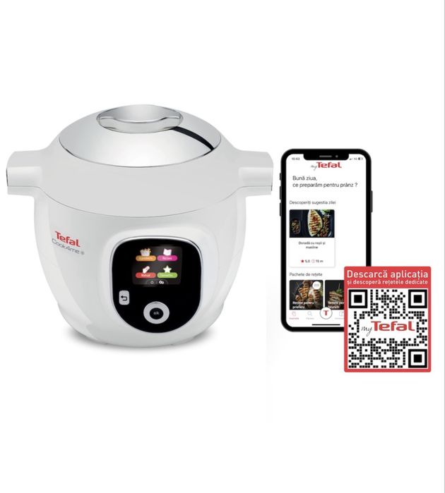 Multicooker cu gătire sub presiune Tefal Cook4Me+