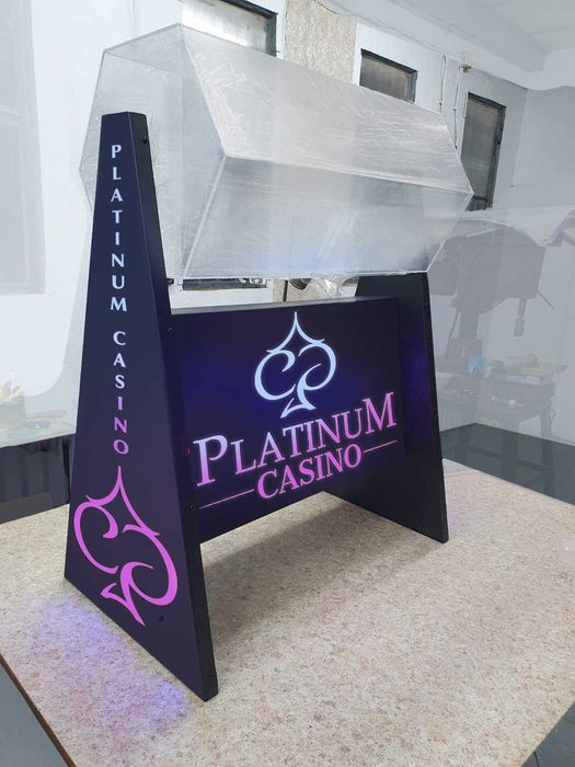 Томболи, урни за талони, рекламни игри, казино, игрални зали