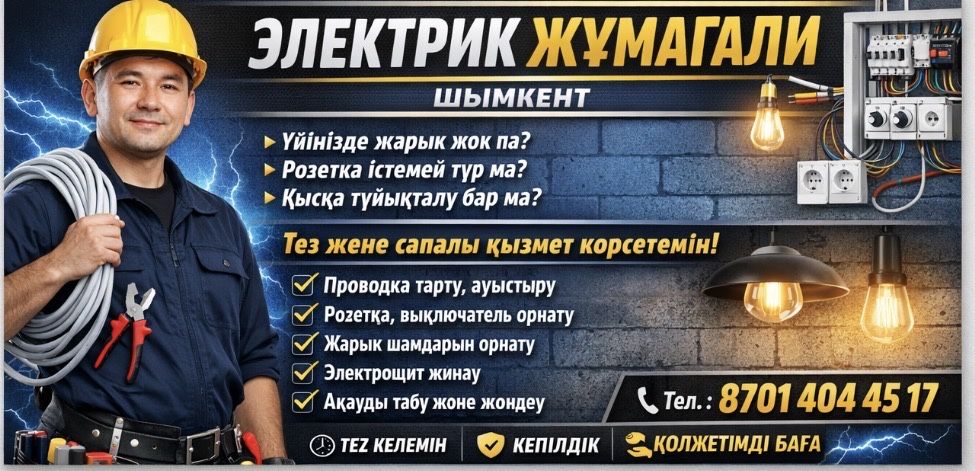 Электрик  Шымкент