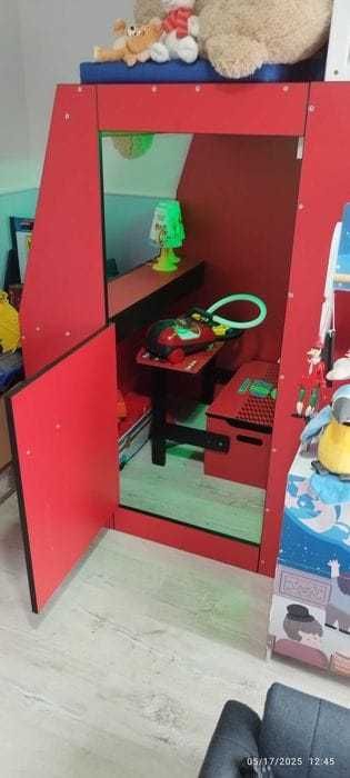 Pat pentru copii masina de pompieri