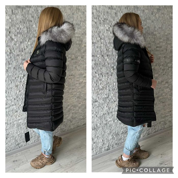 Дамски якета с естествен пух на качулката.