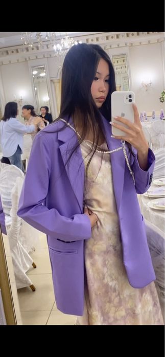 сиреневый пиджак