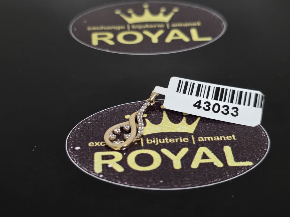 Bijuteria Royal: Pandantiv aur 14k/0.59 gr