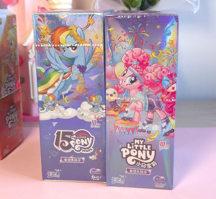 Оригинальные запечатанные боксы с карточками My Little Pony KAYOU (Бло