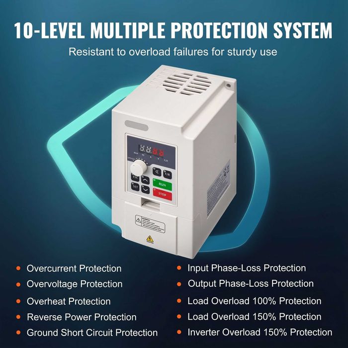Convertizor Frecventa VFD 4CP 3kW 14A, Intrare 220V 1/3 Faze, Iesire 0-2000Hz
