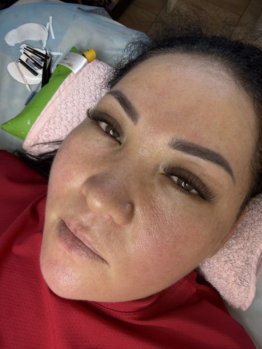 Наращивание ресниц выезд на дом