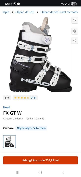 Clapari schi Ghete HEAD FX GT