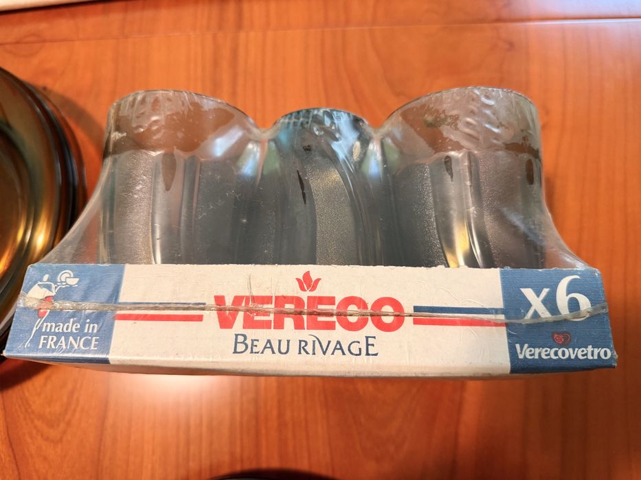 Винтидж чинии и чаши дуралекс Vereco France , Duralex , Pasari