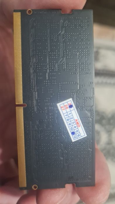 DDR5 16 gb lexar и  8 GB 4800 от ноутбука заводская
