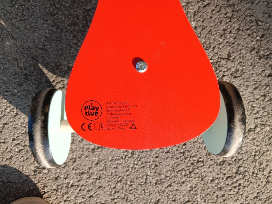 Дървена триколка да деца от 1 до 3 години