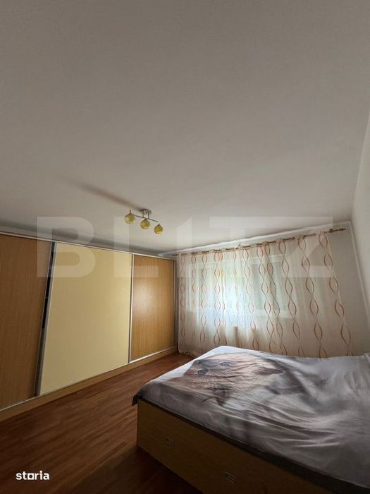 Apartament 3 camere, 72 mp, mobilat si utilat, zona Blocuri