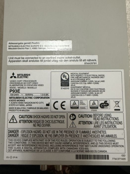 Принтер,фотопринтер P93 Mitsubishi для УЗИ