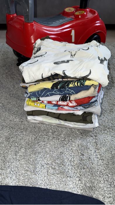 Lot tricouri baietei 110/116