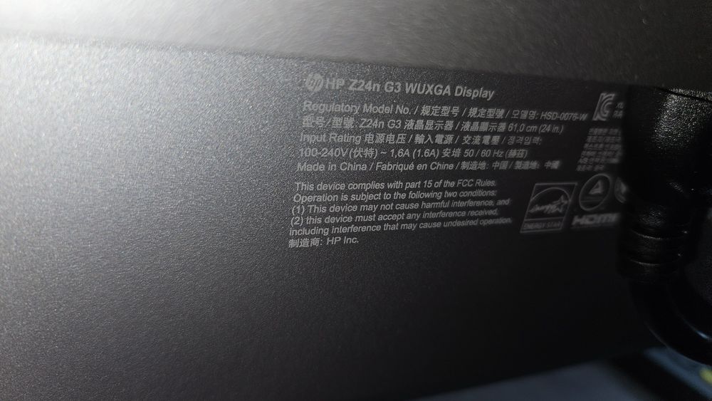 Монитор HP Z24n G3 IPS