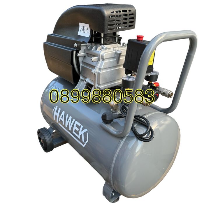Компресор бутален за въздух 50л Hawek