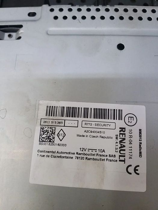 Unitate radio navigatie gps renault captur j5 h5 281151536r a2c94304510