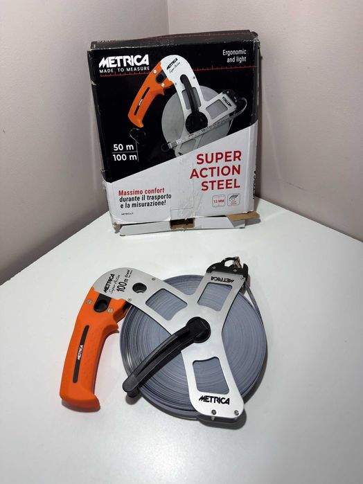 Metrica 39243 Rolă 100m Banda de masurare / ruleta Rolă 100m