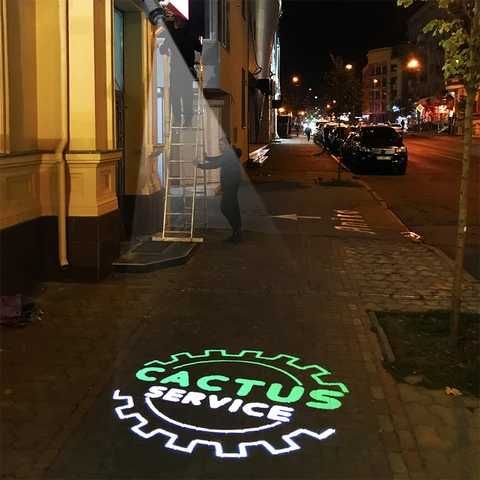 Гобо проектор для рекламы бизнеса