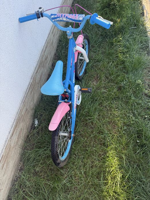 Bicicletă Miami fete 18” – albastru/roz