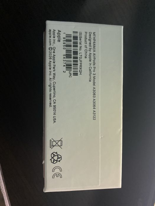  AirPods Pro 3 sigilate cu garantie