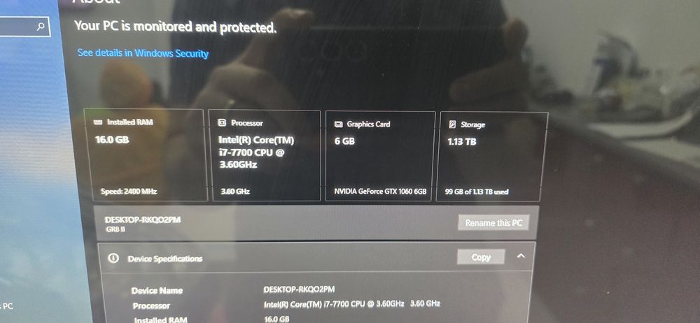 Mini PccASUS ROG GR8 II i7 7700