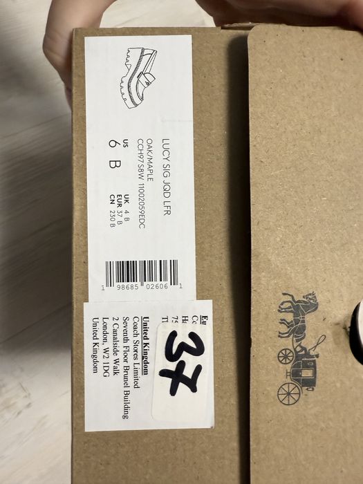 Coach лоуфъри мокасини оригинални 37