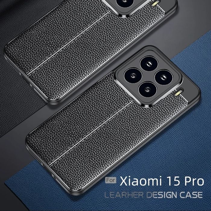 Xiaomi 15 / 12T Pro / 12 Lite / Лукс кейс гръб с кожена шарка
