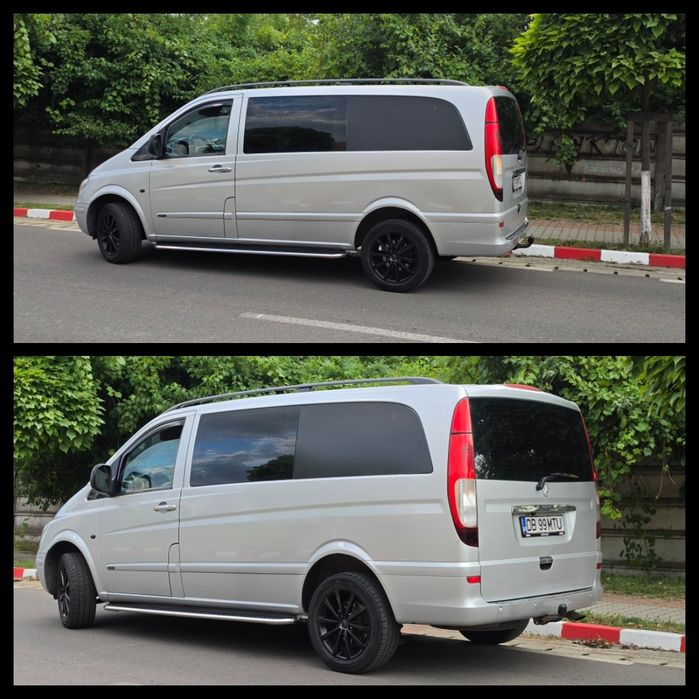 Mercedes Vito Lung Mixt Dubla Cabina 5-6 locuri