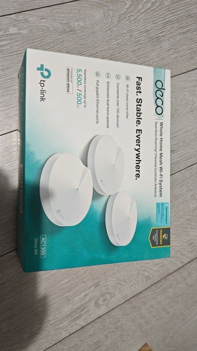Wi-Fi Mesh TP-Link Deco M5 (3-pack) AC1300 Gigabit