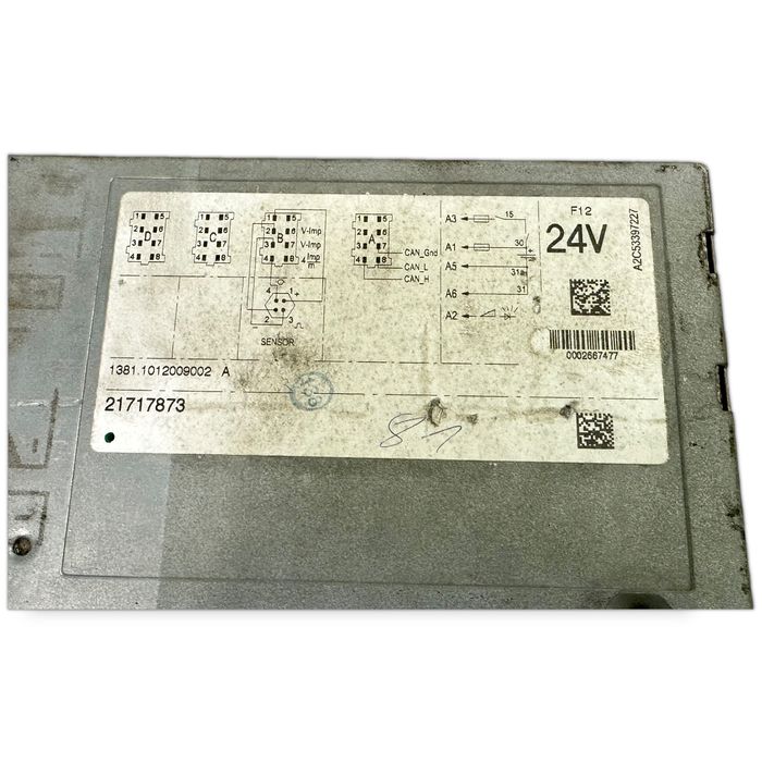 20728036 Tahograf VOLVO,CONTINENTAL AUTOMOTIVE GBMH B7, B8, B9, B12 bus (2005-) VOLVO