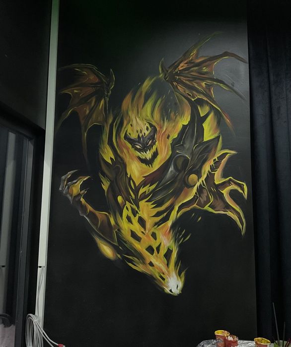 Роспись стен. Художественные услуги.  Rassom.