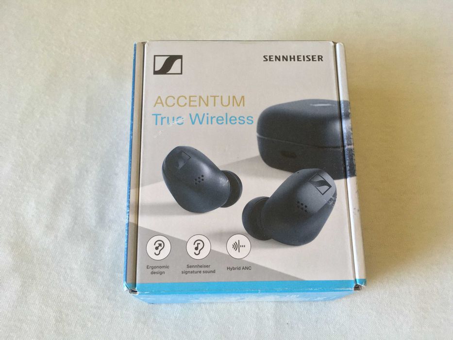 casti wireless Sennheiser Accentum, noi, garantie 2 ani, bluetooth, fara fir