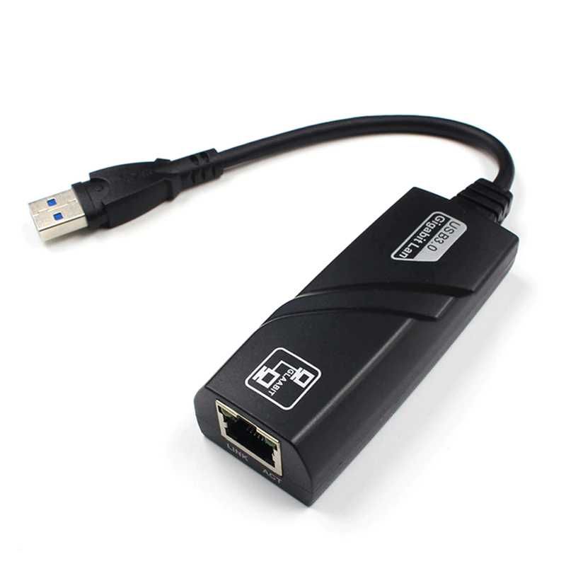 Сетевой адаптер Baseus Lite Series Ethernet Adapter USB-A to RJ45 LAN Port 1000Mbps