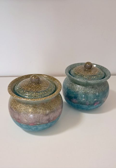 Vand cutii bijuterii / bomboniere din rasina epoxidica