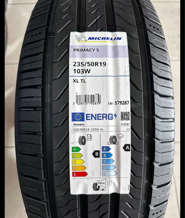 Продаю шины MICHELIN PRIMACY 5 235/50 R19