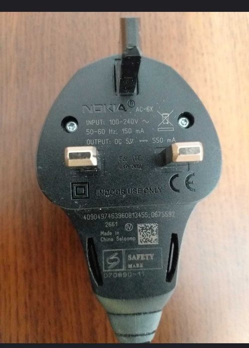 Încărcătoare Nokia AC-6x și SP-TCS2-D