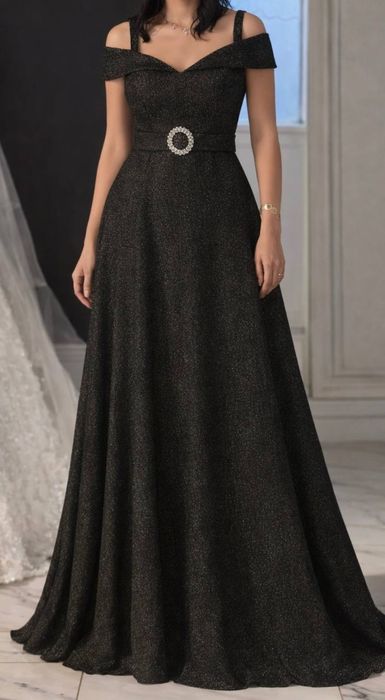 вечернее платье черное