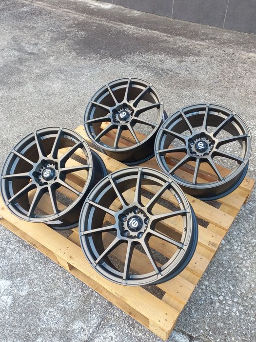 18.5x100 Sparco Gara  Matt Bronz 8j et35 57.1 ц.о Golf Polo A3 S3 Seat Skoda Чисто Нови..