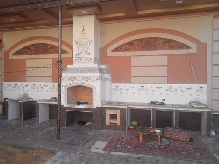 Летние кухни. Очаги. Печи