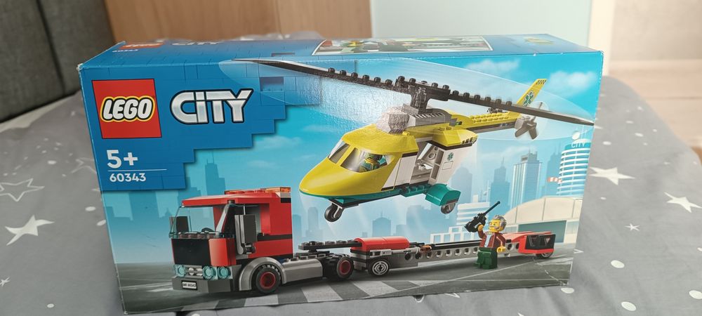 Лего Сити 5 + автовоз с хеликоптер