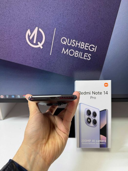 Aybi yuq! Note 14 Pro 256GB Black Karobka bor