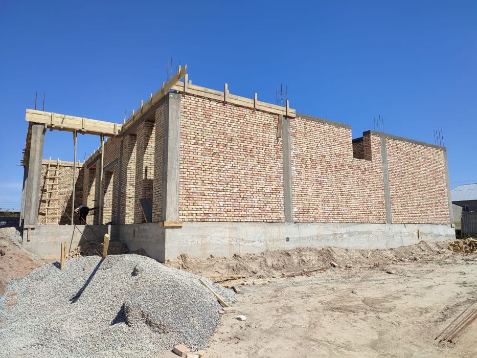 Строительны бригада клатка крыша