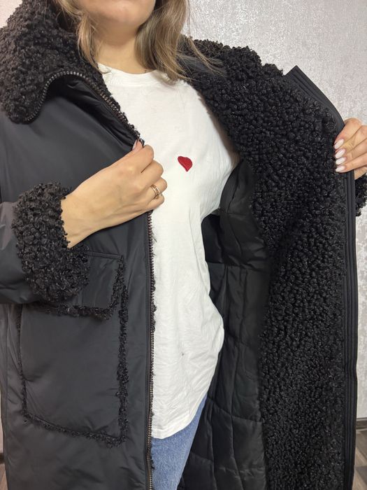 Зимняя куртка , комбинированая