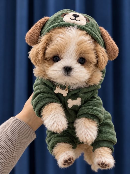 Maltipoo mini toy apricot